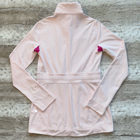 Lululemon RARE Yohari Cinched Waist Jacket Light pink Size 6 - Picture 2 of 11
